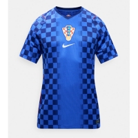 Camiseta Croacia Segunda Equipación Replica Mundial 2026 para mujer mangas cortas